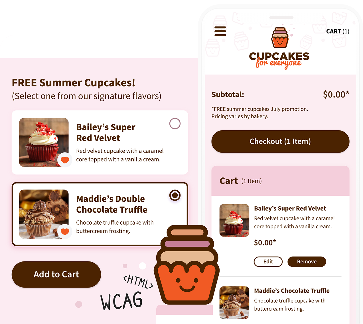 Cupcakes for Everyone Case Study Web Accessibility