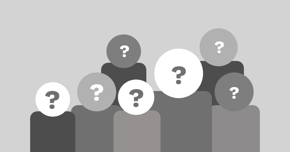 Target audience research showing confusion